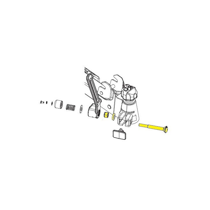 Vis de serrage M12 pour porte-vélo BuzzRack