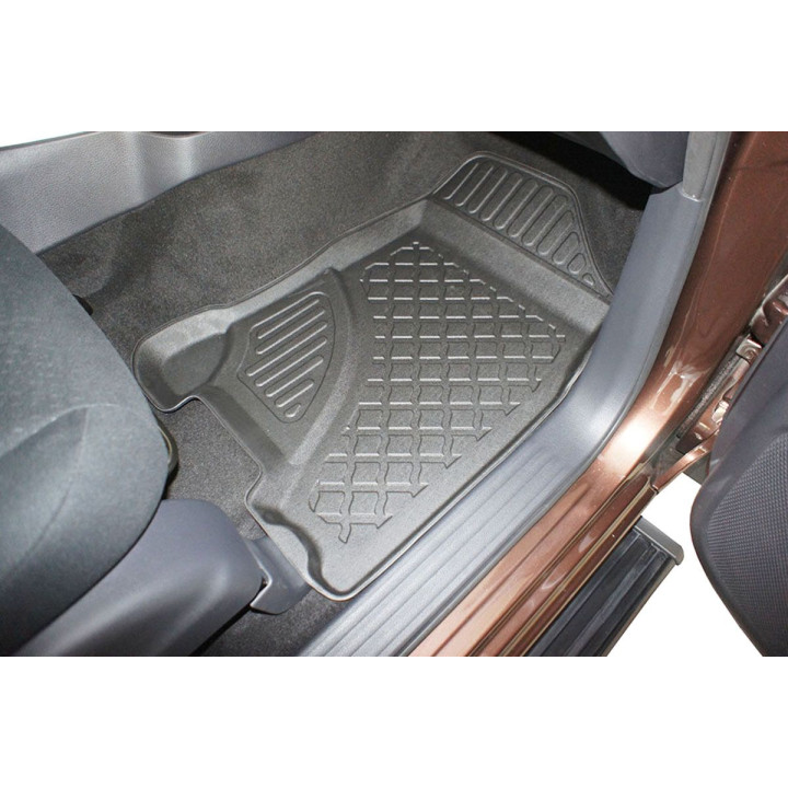 Tapis de sol Guardliner pour Mercedes X Class (470) pick-up double cab 11.2017-05.2020  no fire extinguisher on passenger side