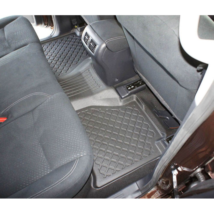 Tapis de sol Guardliner pour Nissan Navara NP 300 pick-up double cab 01.2016-2022Renault Alaskan pick-up double cab 09.2017-2021