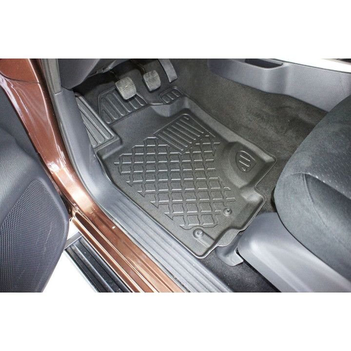 Tapis de sol Guardliner pour Nissan Navara NP 300 pick-up double cab 01.2016-2022Renault Alaskan pick-up double cab 09.2017-2021