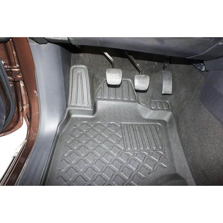 Tapis de sol Guardliner pour Nissan Navara NP 300 pick-up double cab 01.2016-2022Renault Alaskan pick-up double cab 09.2017-2021