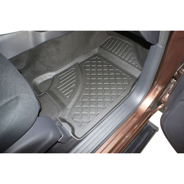 Tapis de sol Guardliner pour Nissan Navara NP 300 pick-up double cab 01.2016-2022Renault Alaskan pick-up double cab 09.2017-2021