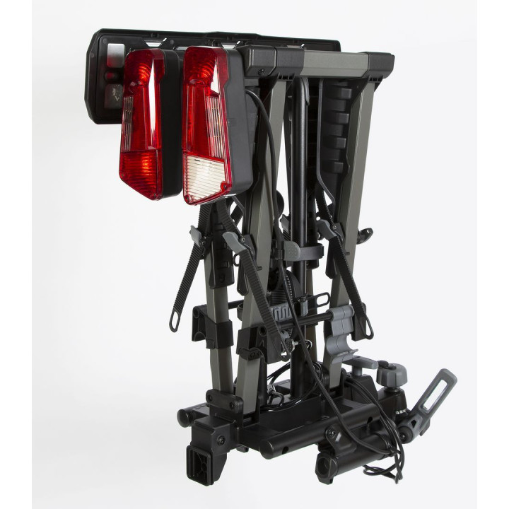 EAZZY 2 porte-vélo d'attelage - plateforme pliable 2 vélos