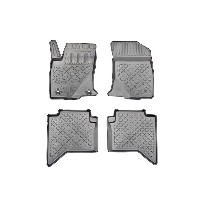 Tappetino Guardliner per Toyota Hilux 8th generation + Facelift 2020 pick-up double cab 09.2016