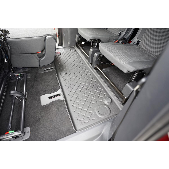 Tapis de sol Guardliner pour Volkswagen Caddy Maxi V 7 seats C/5 11.2020- Ford Tourneo Connect III 7 seats V/5 05.2022- rear ful