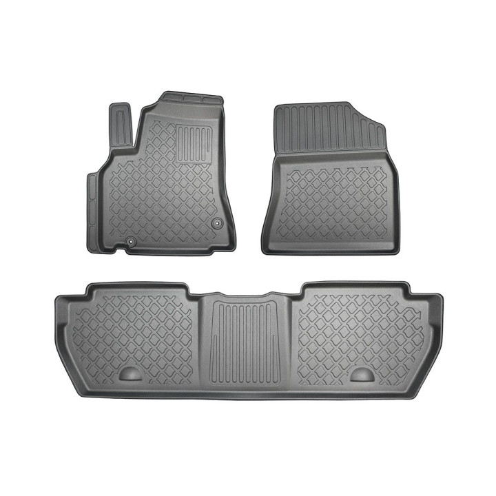 Tapis de sol Guardliner pour Citroen Berlingo IIPeugeot Partner II 5/7 seats V/5 2008-08.2018