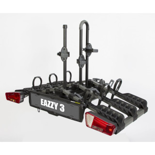 EAZZY 3 porte-vélo d'attelage - plateforme pliable 3 vélos