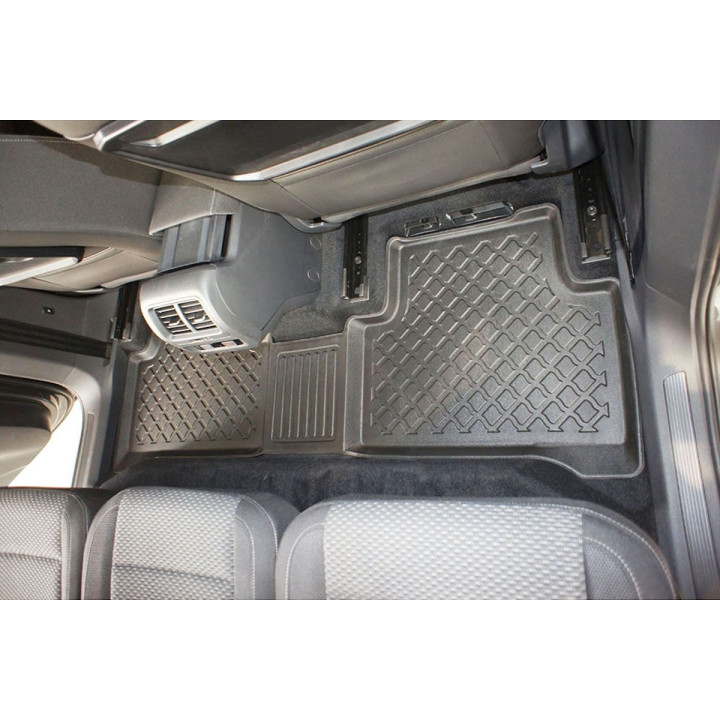 Guardliner vloermatten voor Volkswagen Touran II (5T) 5/7 zitplaatsen V/5 09.2015, exclusief 3e rij
