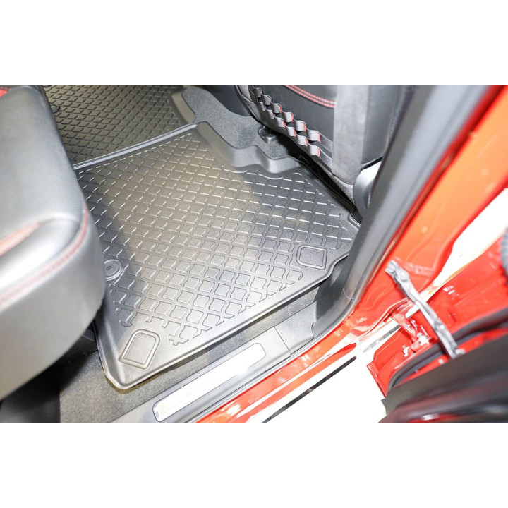 Guardliner vloermatten voor Dodge Ram V pick-up crewmega cab 2019- volledige set rear (FSR)