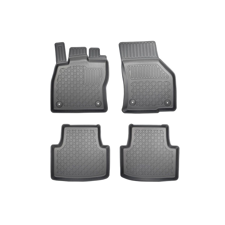 Guardliner floor mats for Volkswagen Passat B8 Limousine + Facelift 2019 S/4 12.2014-12.2021