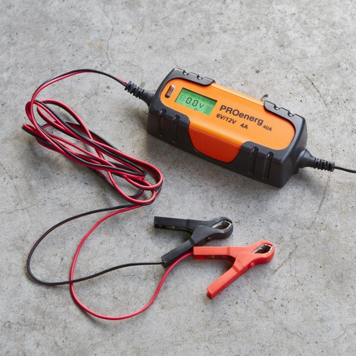 Chargeur mainteneur de charge 6/12V 4A PROenerg 40A
