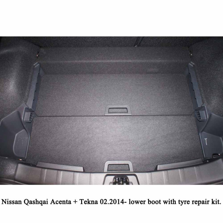 Bac de coffre Guardliner pour Nissan Qashqai II J11 (Visia, Acenta & Tekna) SUV/5 02.2014-05.2021