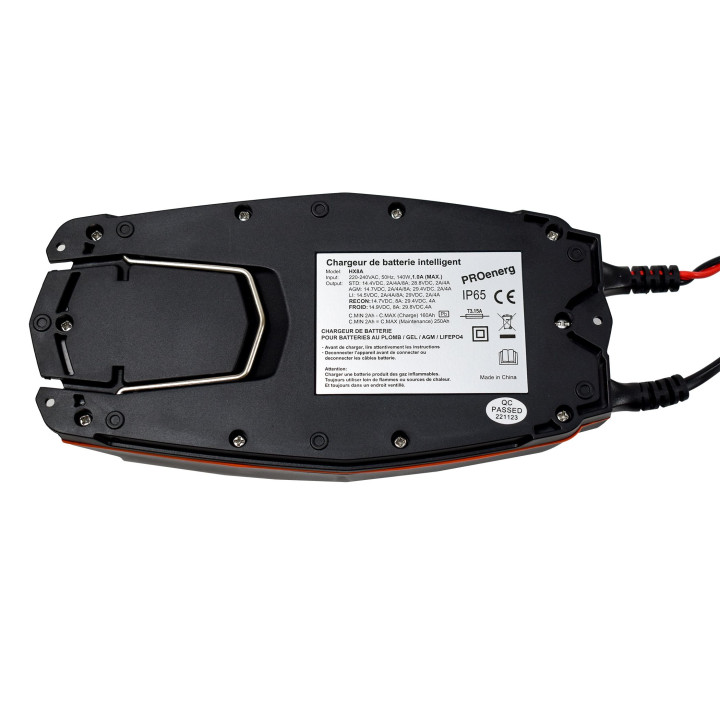 Chargeur voiture intelligent 12/24V 8A full auto - 8 modes