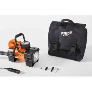Pump'in ONE - Mini-compresseur avec lampe et accessoires.  Alimentation 12V allume-cigare.