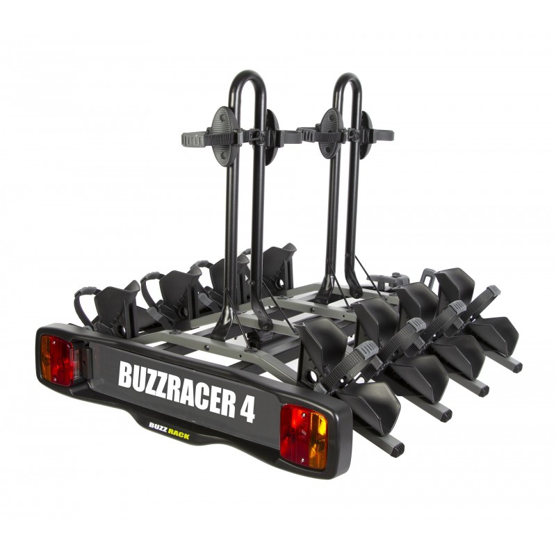 BUZZRACER Porte-vélo sur attelage- plateforme vélos