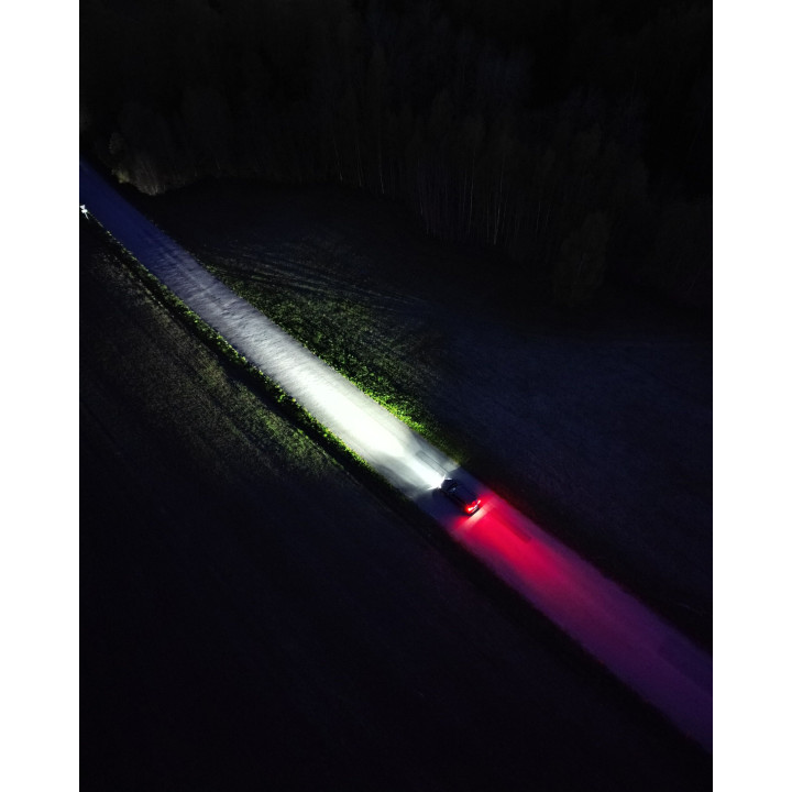 PIAA DKW539E Paire de feux auxiliaires LED blancs 3,5" (10,1 cm) – 6000K – Éclairage longue portée – Auto / 4x4 / Moto