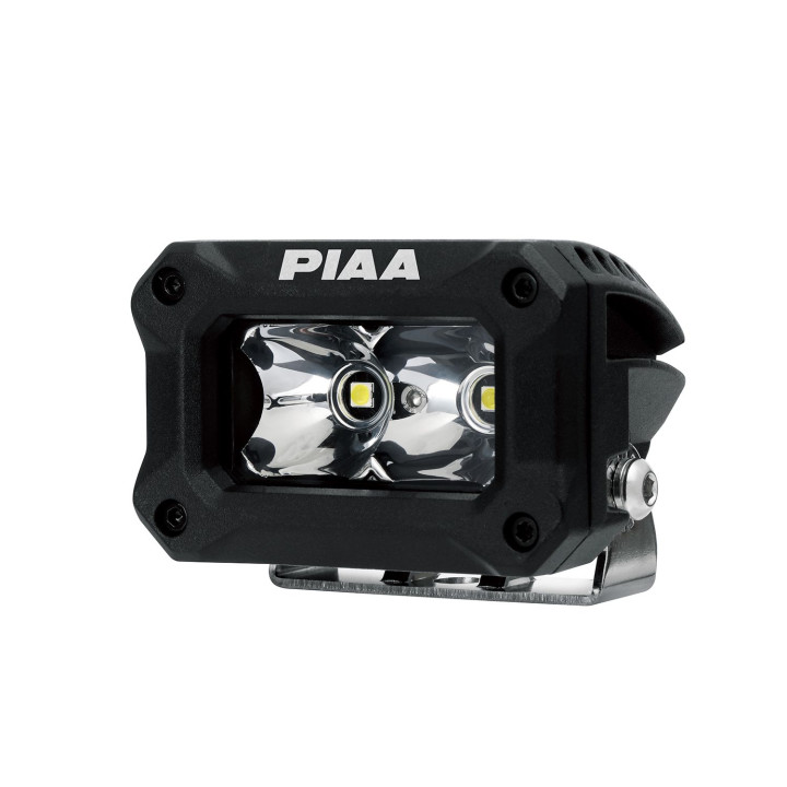 PIAA DKCL203 Pair of square auxiliary LED lights 5600K (8.1 × 6.0 × 5.8 cm) – Narrow harness – Auto / Motorcycle / Off-road