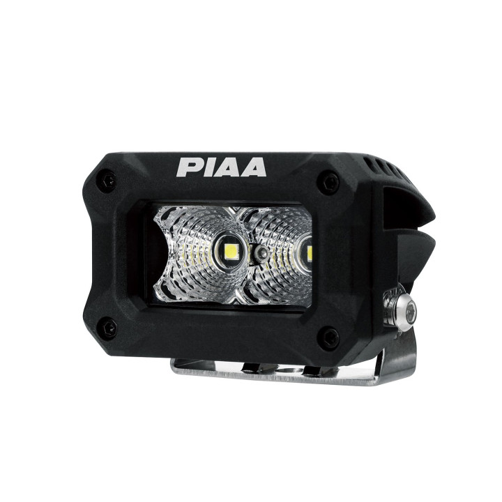 PIAA DKCL209 Coppia di luci LED ausiliarie quadrate 5600K (8,1 × 6,0 × 5,8 cm) – Fascio largo – Auto / Moto / Off-road