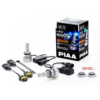 PIAA LEH221 Pair of LED bulbs conversion for headlights H11/H8/H9/H16 6000K/45W