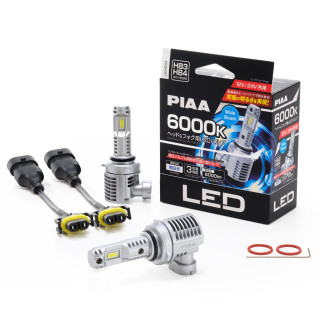 PIAA LEH231 Par de bombillas LED de conversión para faros HB3/HB4/HIR1/HIR2 6000K/34W