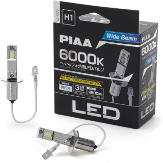 PIAA LEH263 Coppia di lampadine LED conversione per fari H1 6000K/11W