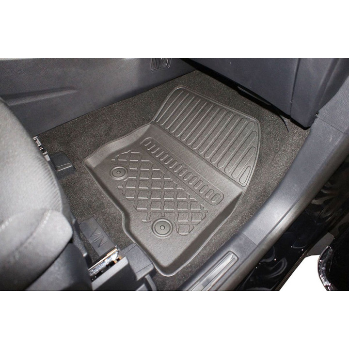 Guardliner vloermatten voor Ford Galaxy III + Facelift 2020Ford S-Max II + Facelift 2020 5/7 zitplaatsen V/5 09.2015, exclusief 