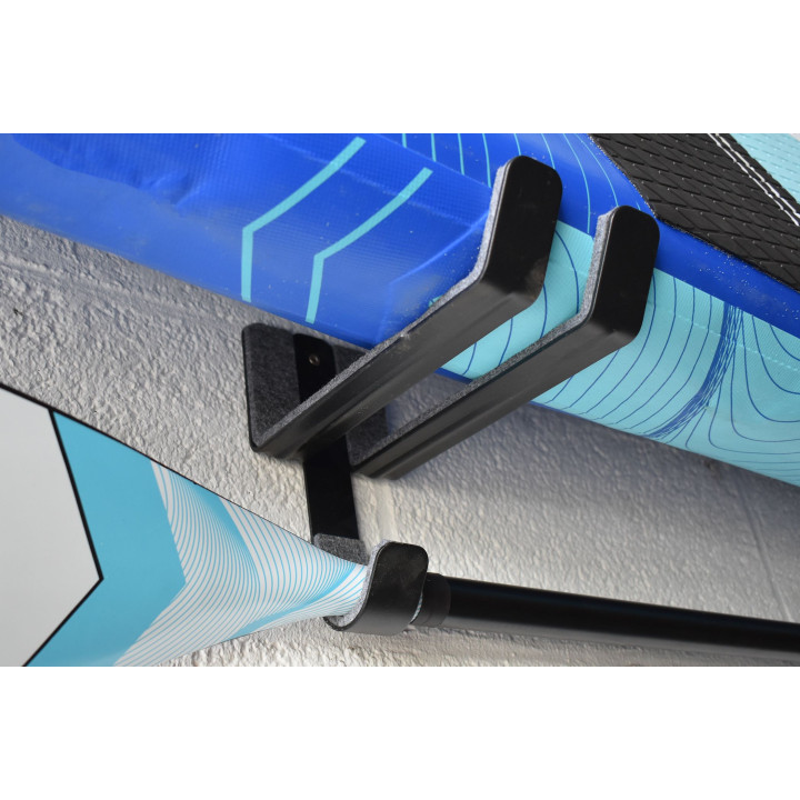 Support mural paddle + rame