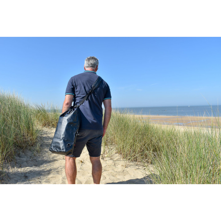 Waterdichte rugzak van 25l zwart