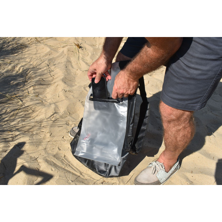 Sac à dos étanche de 25l noir