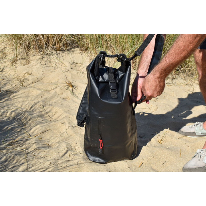 Waterdichte rugzak van 25l zwart