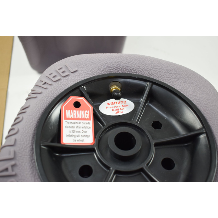 Roues gonflables plage diam 30cm largeur 18,5 cm
