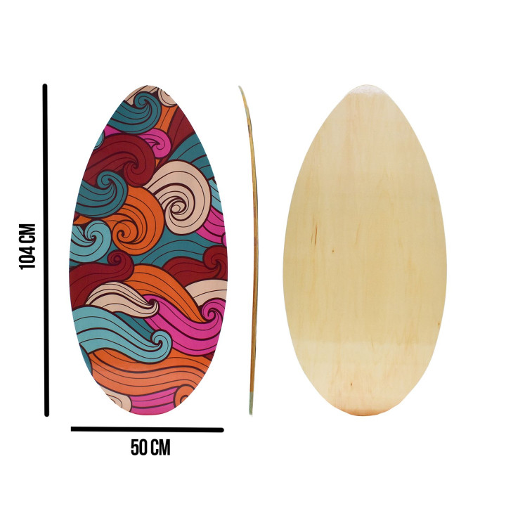 Tabla de madera de 41'' wave