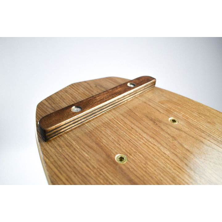 wooden surf balance board