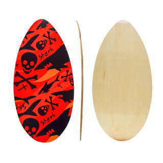Wood skim board 41''shark