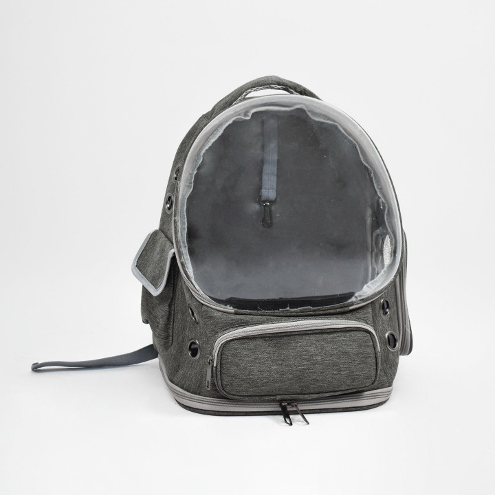 Sac à dos de transport avec bulle chien/chat