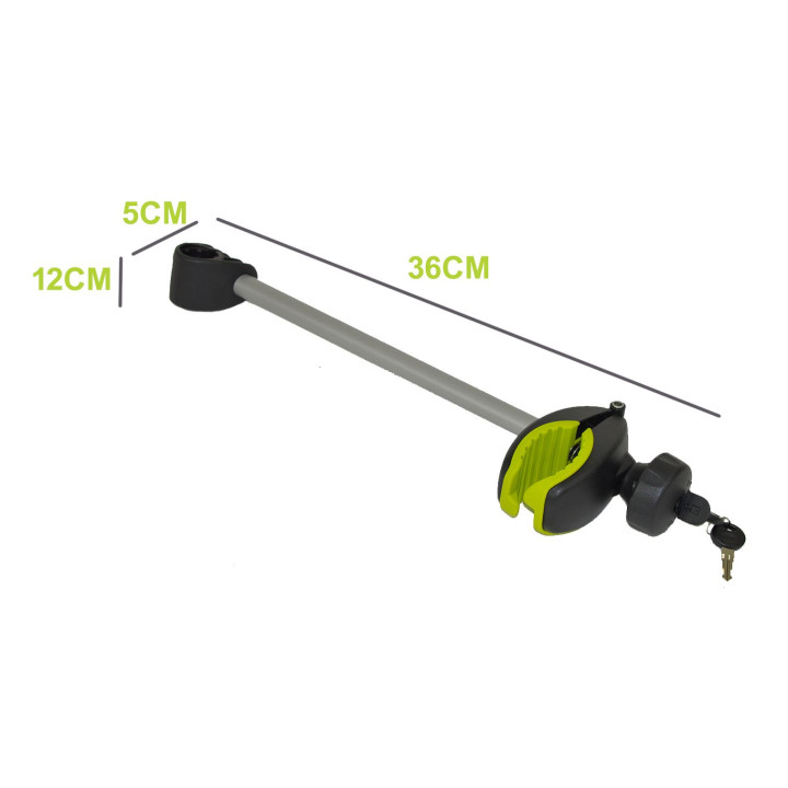 Bras long avec pince et lock pour porte-vélo BuzzRack