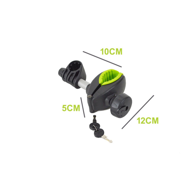 Bras court avec pince et lock pour porte-vélo BuzzRack