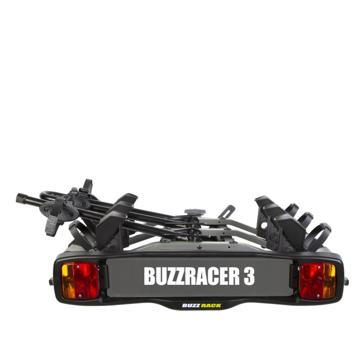 BUZZRACER 3 Porte-vélo sur attelage- plateforme 3 vélos