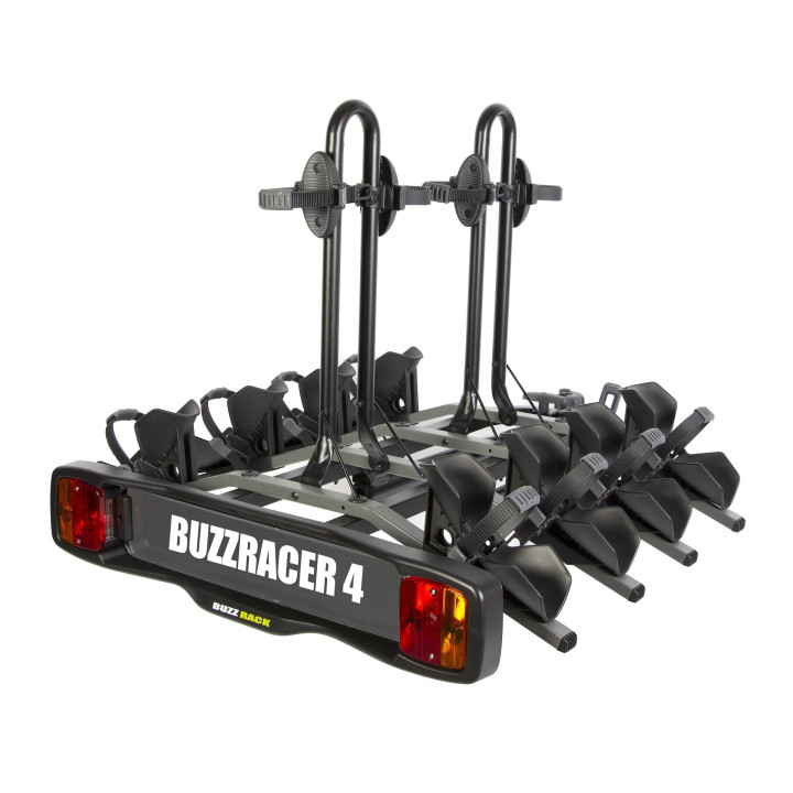 BUZZRACER 4 Porte-vélo sur attelage- plateforme 4 vélos