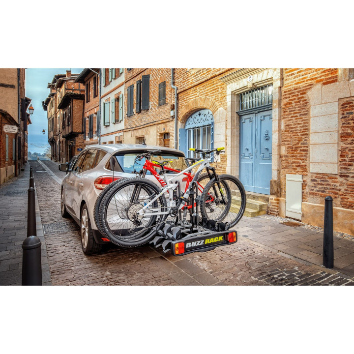 BUZZRACER 4 Porte-vélo sur attelage- plateforme 4 vélos