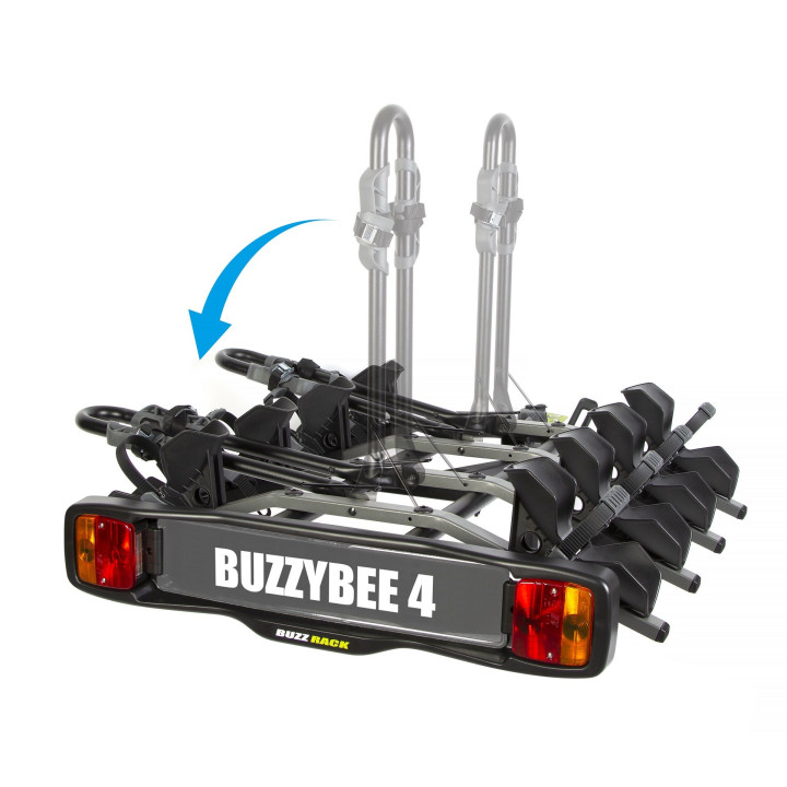 New Buzzy Bee 4 Porte-vélo sur attelage plateforme 4 vélos