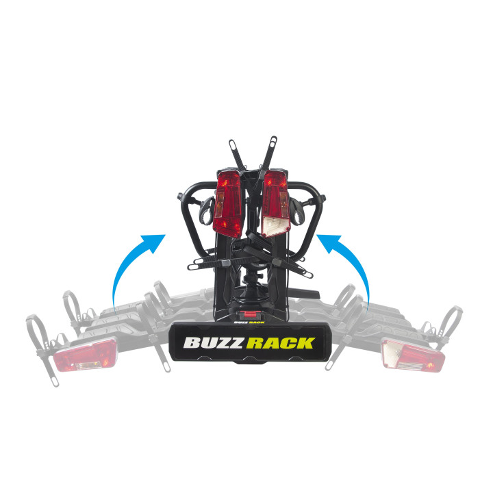 E-Scorpion PRO 3 portabicicletas plegable 3 bicicletas eléctricas