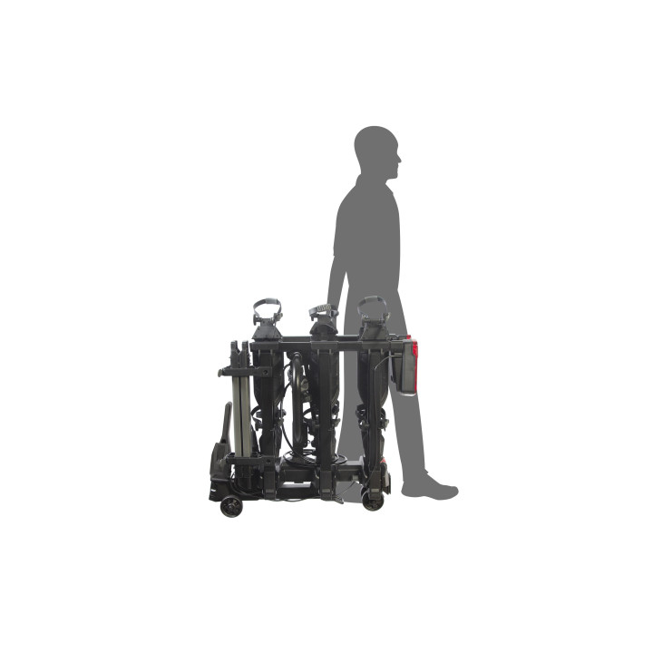 E-Scorpion PRO 3 foldable bike rack 3 electric bikes