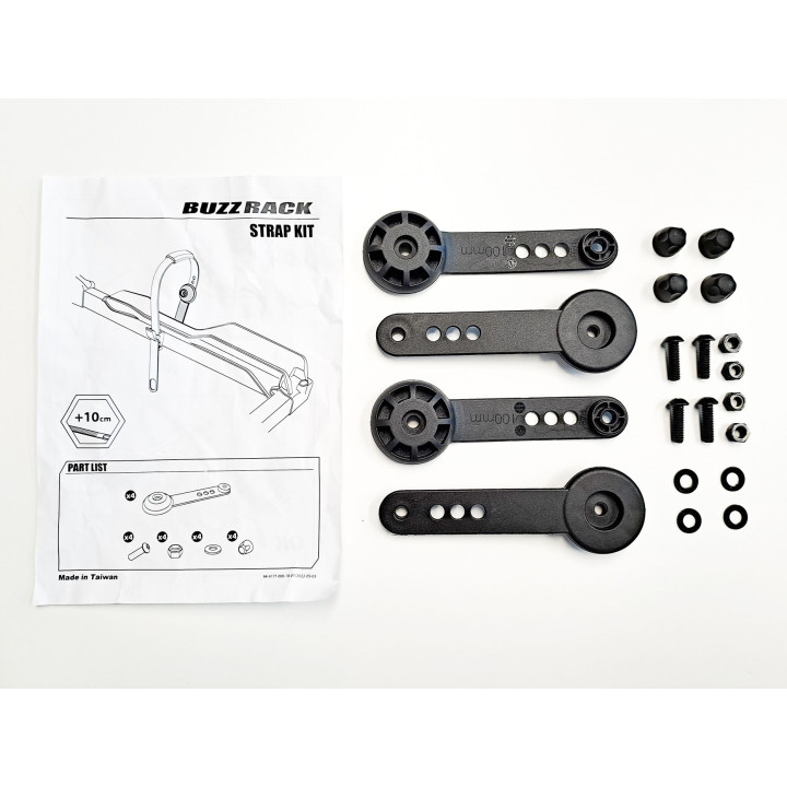 Kit de extensión de correa adaptador para neumáticos de hasta 4,8 pulgadas
