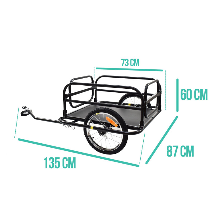 REMOLQUE DE BICICLETA PLEGABLE