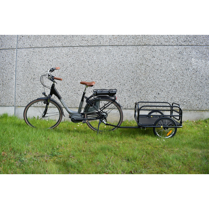 Folding bike trailer