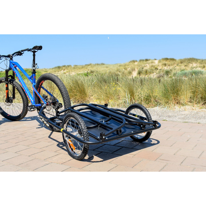 Folding bike trailer
