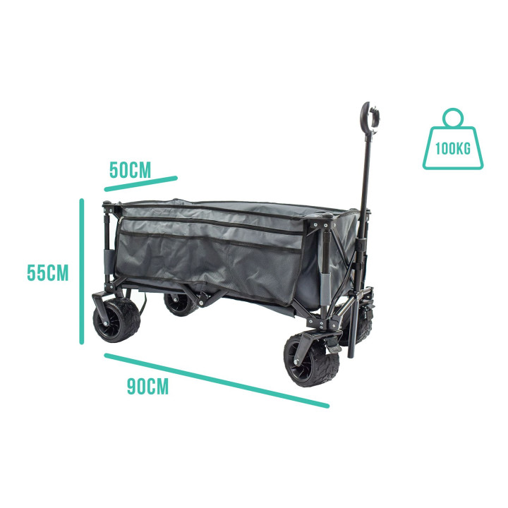 Chariot de plage pliable