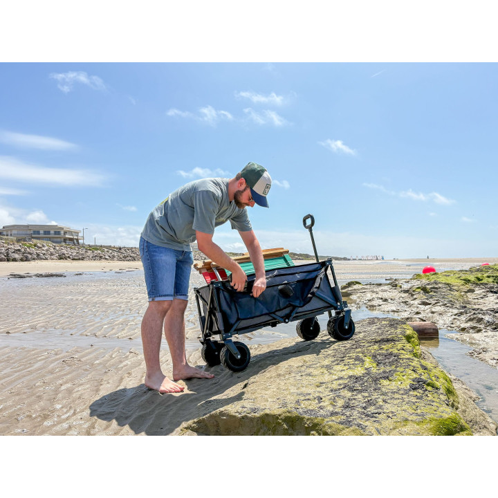 Chariot de plage pliable