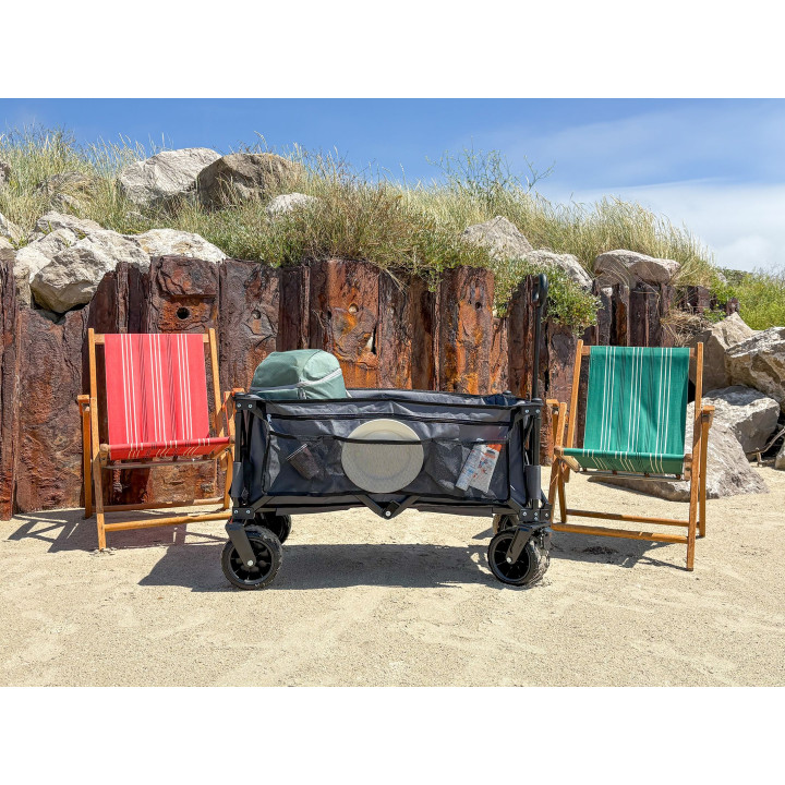 Chariot de plage pliable